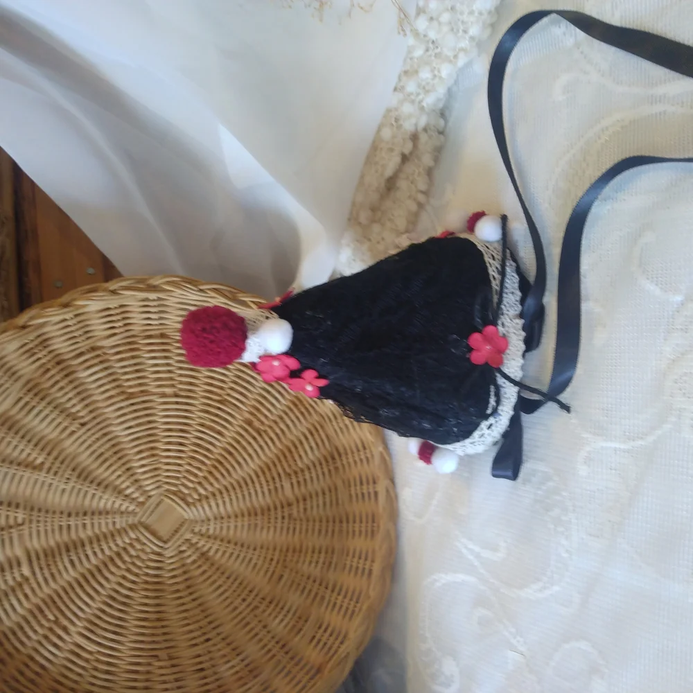 Handmade Party Hat with Ribbon